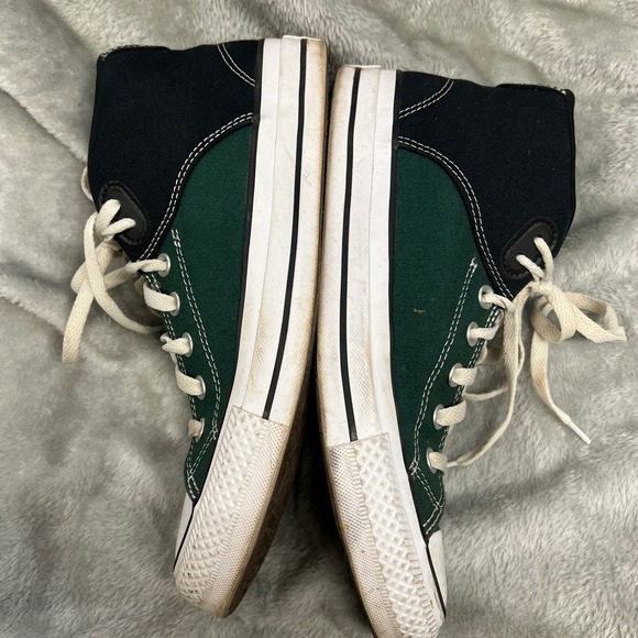Converse Chuck Taylor All Star High Top Sneakers Forest Green Black M/8.5 W/10.5 - Picture 6 of 10